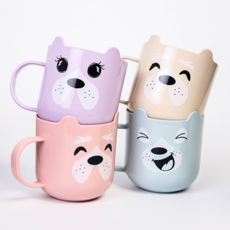 Children's mug 370 ml., "Muzzle", color and pattern mix-1