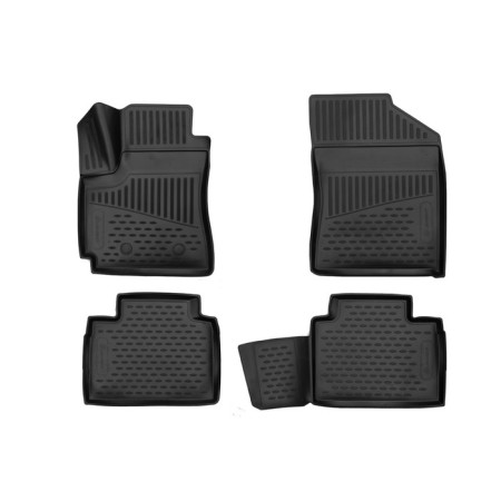3D mats in the salon for FAW Besturn X40 (I) 2016-, SUV, 5 dv., 4 pcs.