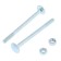 Bolt Furniture tundra Krep Din603 6x80 with nut, zinc, 6 pcs.