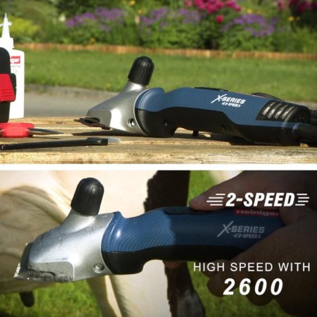 A machine for cutting horses and cattle, gray, Heiniger Xperience 2-Speed-1