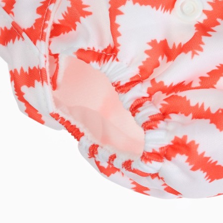 Set of reusable diapers "Zigzag" 3-15 kg, with inserts-9