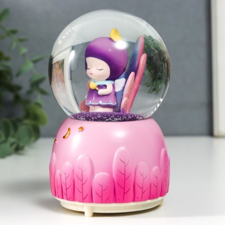 Souvenir Polystone Water Ball Light, Music "Baby - Seasons Spring/Summer" MIX 9x6x6 cm 78172-4