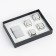 Gift set: gasoline lighter and cubes for stainless steel whiskey 4 pcs