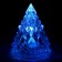 Supple LED "Pyramid" is small, shimmers with different colors