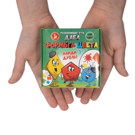 The game is a desktop "Dubl. Forms and colors ", 20 cards-2