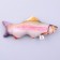 A toy for cats with mint "trout" from textiles, 20 cm