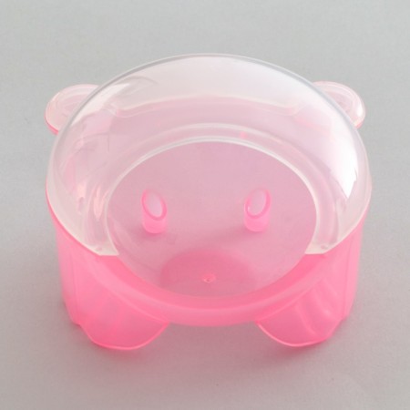 Toilet "Mouse", 11 x 11.5 x 7.8 cm, pink-1