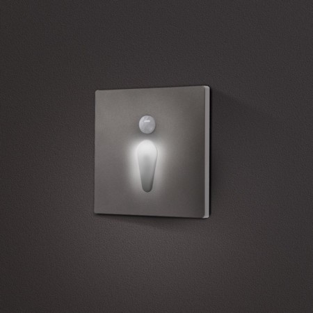 Built-in lamp for the stairs, NL-35, engine sensor, 1.5 W, 60 lm, 6500k, silver-1