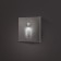 Built-in lamp for the stairs, NL-35, engine sensor, 1.5 W, 60 lm, 6500k, silver
