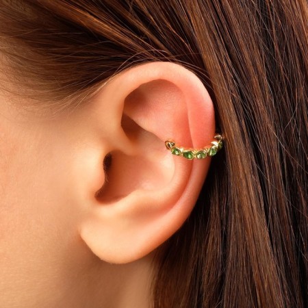 Earrings "Kuffs" Cuffs, set of 5 pcs., Colored in gold-1