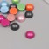 Decor for creativity tree "Half of the ball metallic" mix set 15 pcs 1.5x1.5x0.8 cm