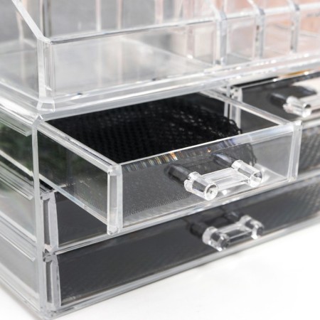 Organizer Casket Plastic 4 Transparent boxes 18.5x14.5x24 cm-5