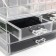 Organizer Casket Plastic 4 Transparent boxes 18.5x14.5x24 cm