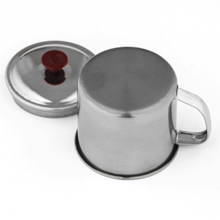 Western stainless steel mug, 320 ml, D = 9 cm, chrome color-4