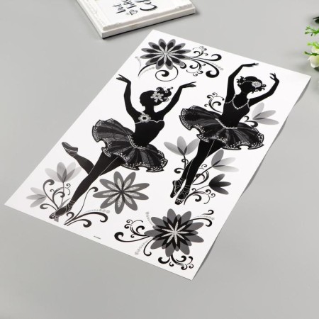 Decorative stickers Room Decor "Ballerina" 33x60 cm-1