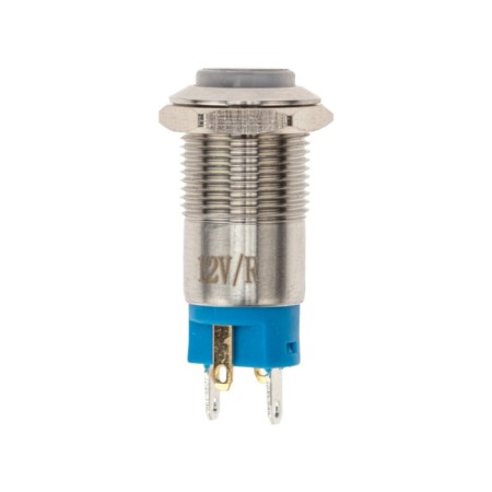 Anti-Vandal button Ø12 12V (LED) B/Fix (4C) OFF- (ON) red (A-12-C2) rexant-2