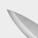Kitchen knife "metallic", blade 20.5 cm, silver color
