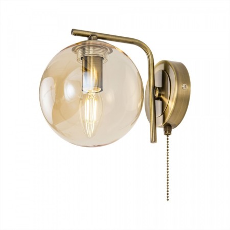 Sconces Citilux "Tommy" CL102313, 15x20 cm, 1x40W, E14, brown color