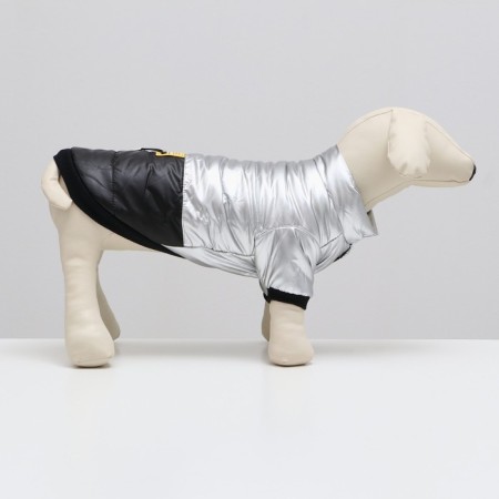 Cosmonaut dog jacket, size 10, black-gold (DS 25, Osh 30, OG 38 cm) 9078285-1