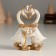 Souvenir Polystone Suspension "Winter geese in hats" 7.5x3.5x9 cm