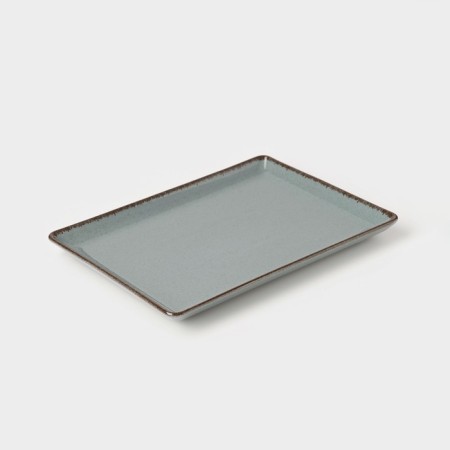 Pearl dish, 27 × 20 cm, blue color, porcelain