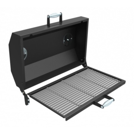 Grille cover (with cast-iron grate-grille) for the vene-ogals Iskander-400, 69 x 42 x 20 cm