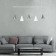 Suspended lamp Castle, 60W, E14, 120x14 cm