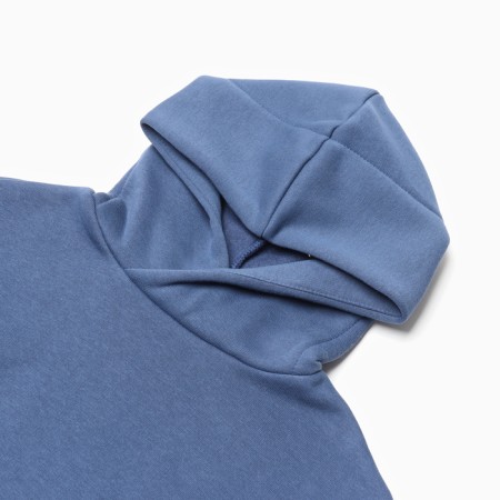 Kit for children (sweatshirt, trousers), launched, dark blue color, height 110 cm-1