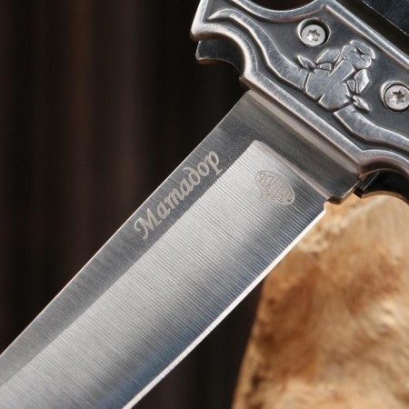 Folding "Matador" steel - 420, handle - wood, 22 cm-4