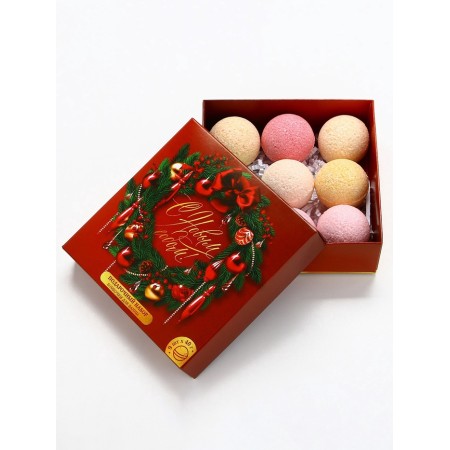 Set of bath bombs Pure happiness “Happy New Year”, 9x40 g-4