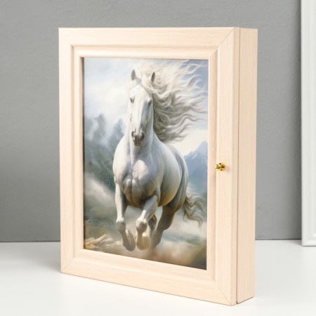 Key "White Horse" Dairy oak 26x31 cm-1