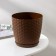Pot for flowers with the Podon "Rotan", 2 l, the color is dark brown