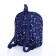 Baby backpack on lightning, external pocket, blue color