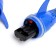 Cute whale, swims in water, works from batteries, blue color