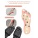 Slippers with a massage effect, open nose, size 40-41, black color