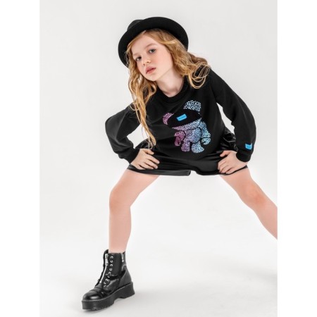 Svitshot Children's Electric Bear, height 140 cm, black color-3