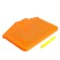 The training tablet "Magnetic drawing", orange color, 375 holes
