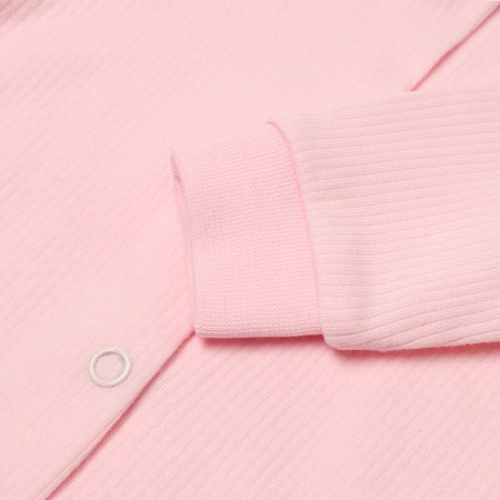 Body baby with a long sleeve (with buttons), pink color, height 56-2