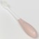 Baby toothbrush with soft bristles, nylon, pink color