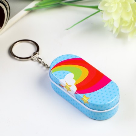 Casket on the ring Metal "Hearts/Butterflies" mix 2.1x7x3 cm-3