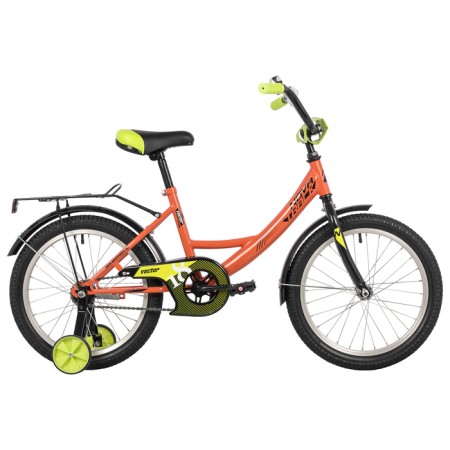 Bicycle 18 "Novatrack Vector, Orange color