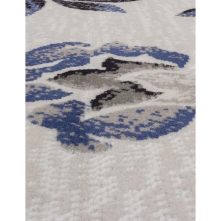 Rectangular carpet Merinos Silver, size 150x300 cm, Gray color-3