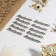 Decorative elements for the puncture "Hand Made", 5.4 × 1 cm, 10 pcs, silver color