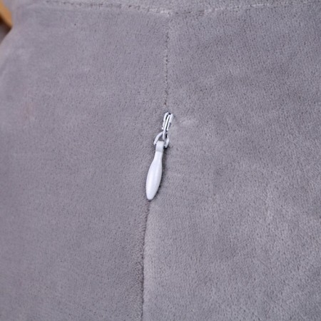 Soft toy "cat", 45 cm, gray color-3