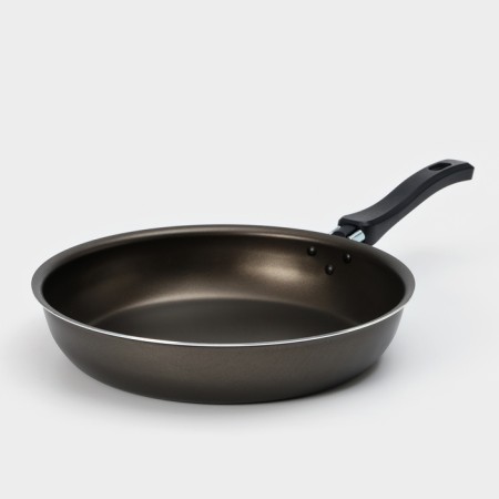 Pan “Classic Atlas”, D = 26 cm, plastic handle, glass cover, anti -stick coating, black color-2