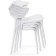 Plastic stool Vite plastic, white 49x48x75 cm