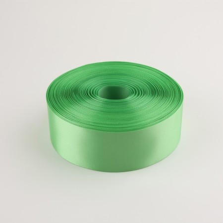 Satin ribbon, 50 mm × 100 ± 5 m, the color is light green-1