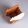 Kashpo wooden "Negro" 14.5x9x17 cm, oak-white