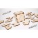 Wooden designer-heading "Cube 3D Puzzle"