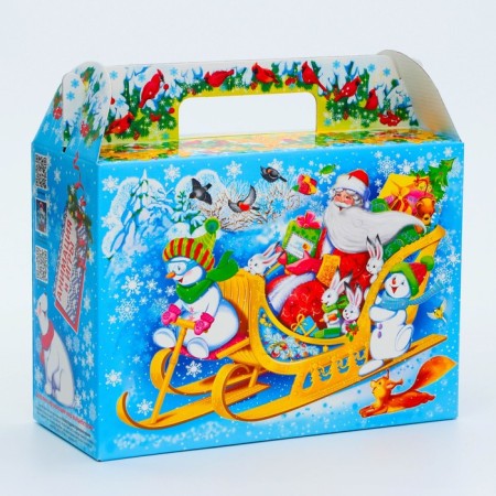 New Year. Gift box New Year's suitcase "Preparation for the holiday" with a game and animation 23 x 10 cm.-2